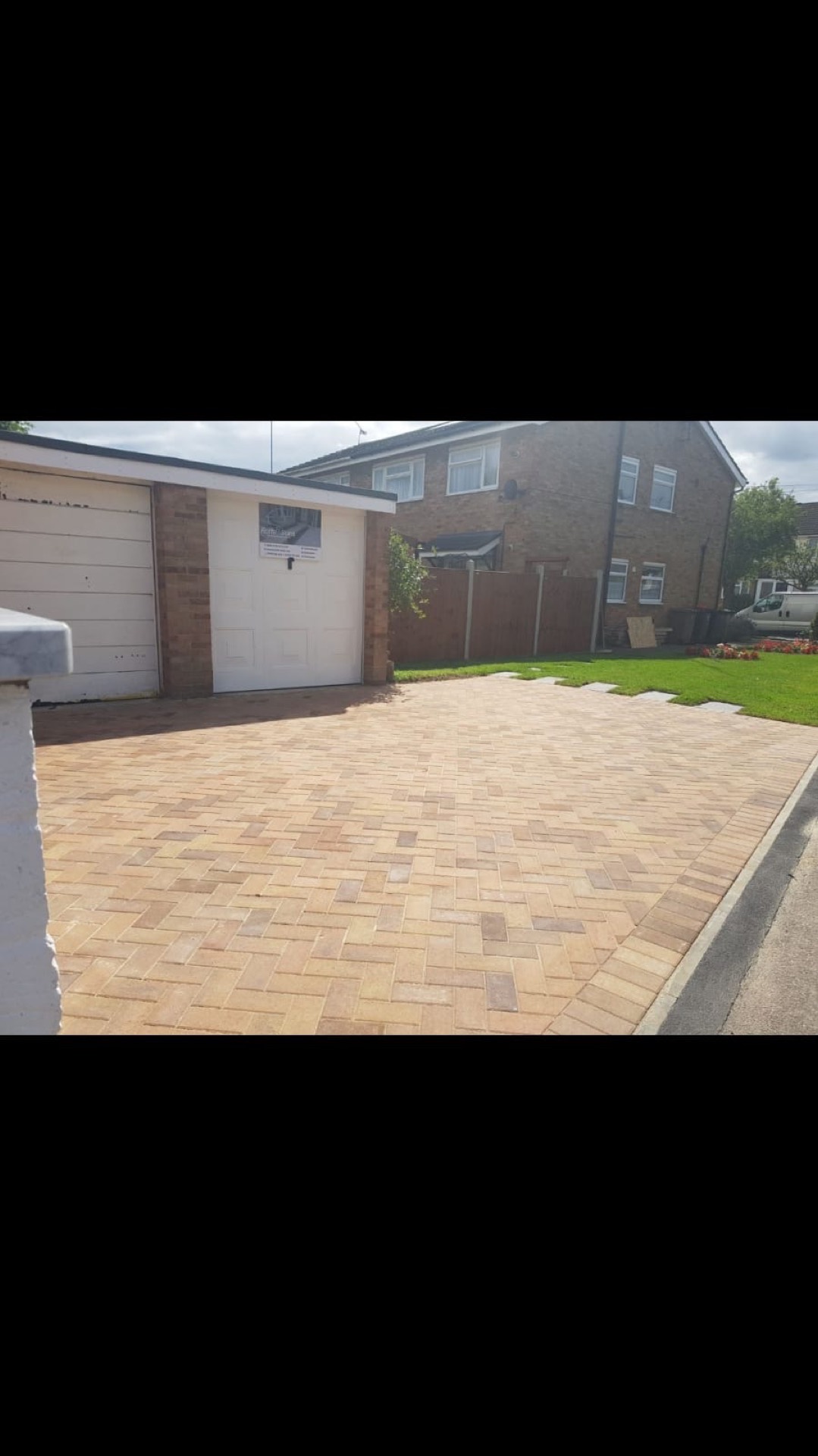 Garden patio finish